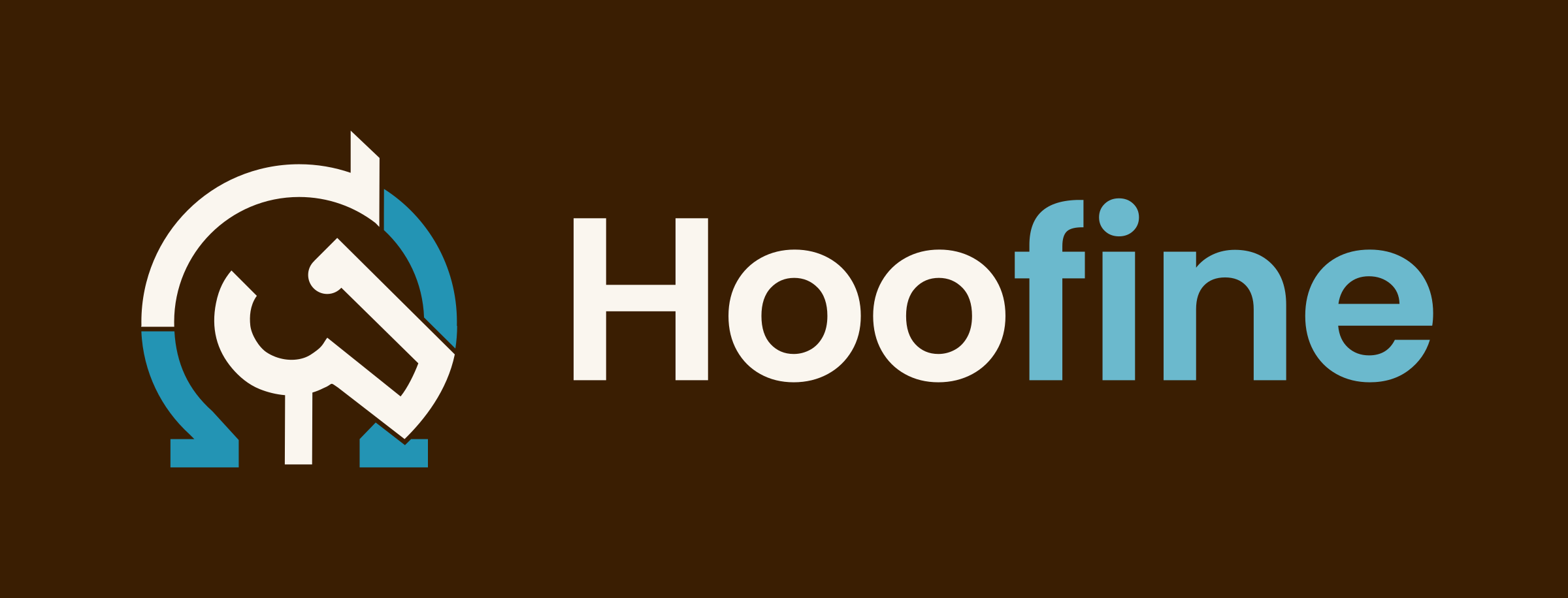 Hoofine lockup on the dark saddle ground